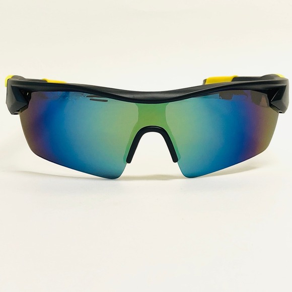 Sports Sunglasses Mirrored Lens Athletic Running Cycling Glasses Men UV Protect - Picture 3 of 3